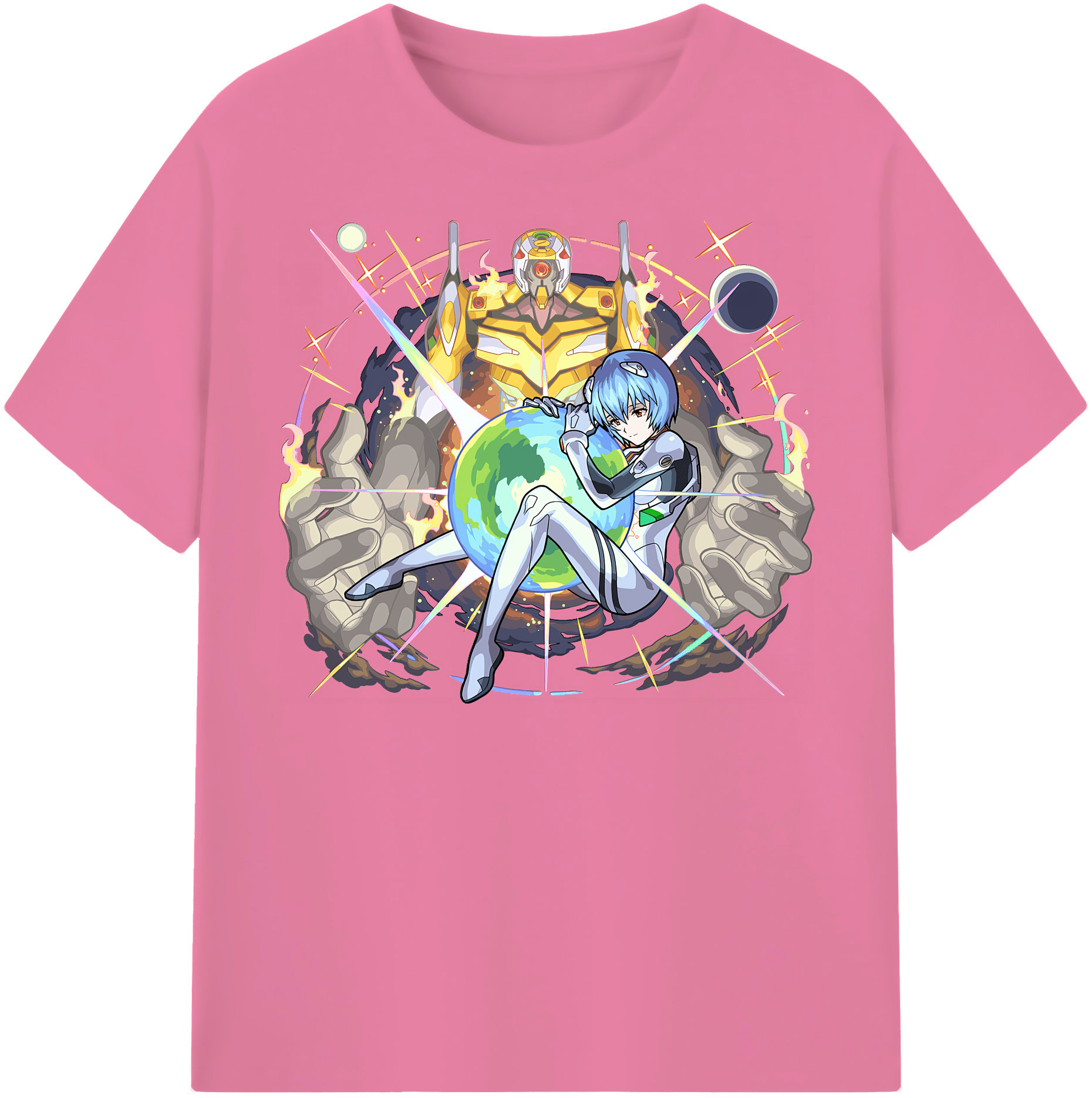 （画像用） EVA 新世紀エヴァンゲリオン 綿100％半袖Tシャツ（フロントプリント）